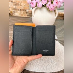 Louis Vuitton Slender Pocket Organizer in Damier Graphite